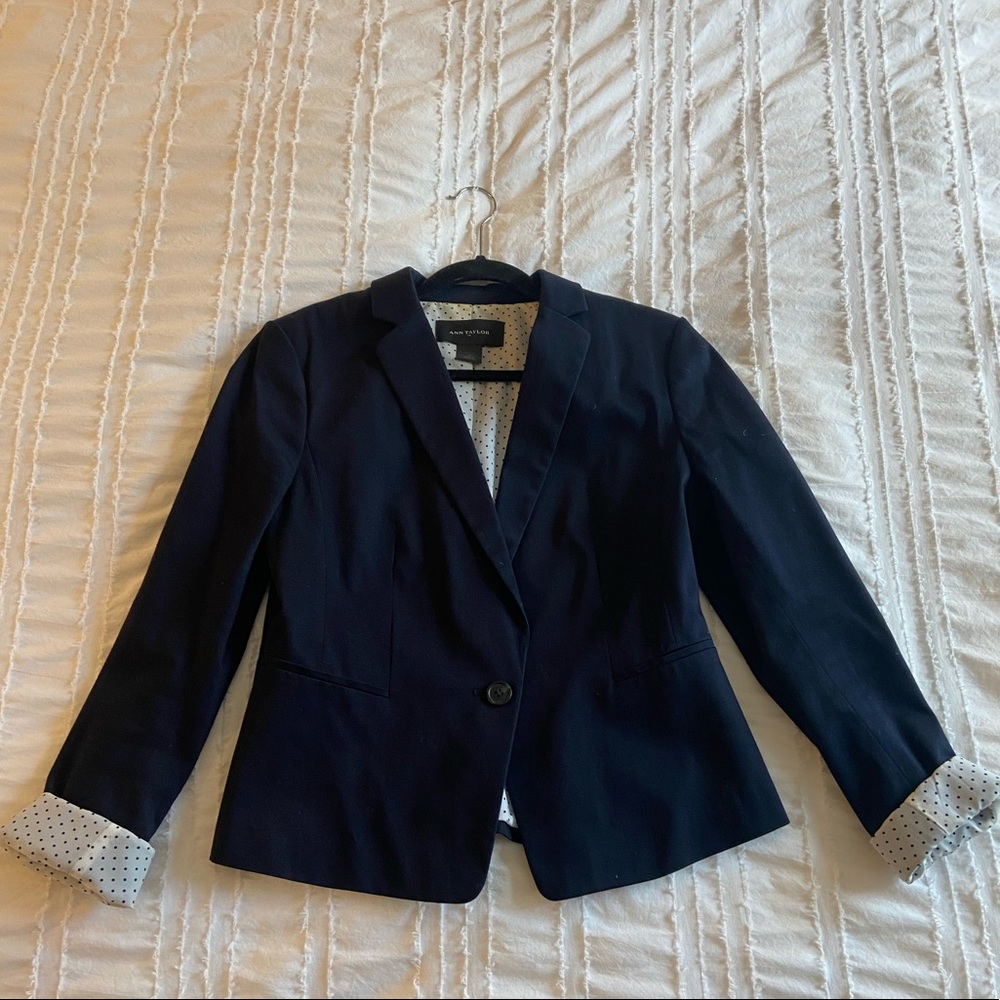Ann Taylor Navy Blazer